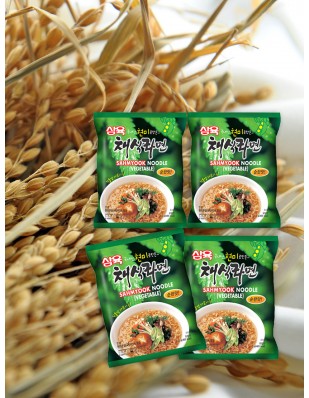 비건라면 현미채식라면 4봉묶음