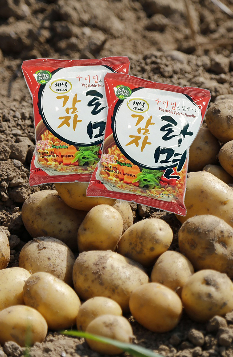 비건라면 채식감자라면 1봉