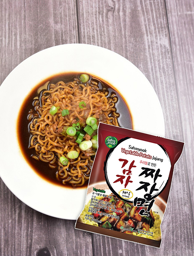 비건라면 채식감자짜장면 1봉