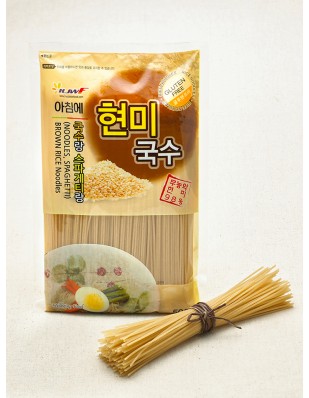 아침에 현미국수 1봉