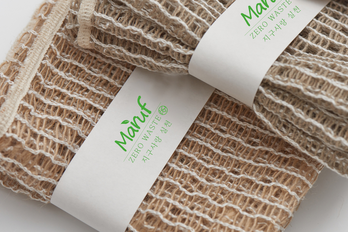 천연 삼베 수세미 3개 세트