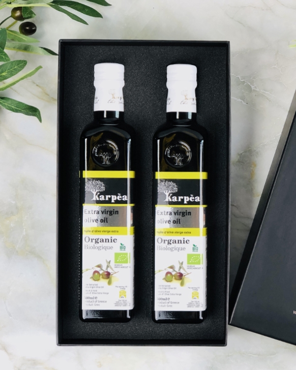 프리미엄 유기농 오일선물세트(유기농올리브오일*2병)